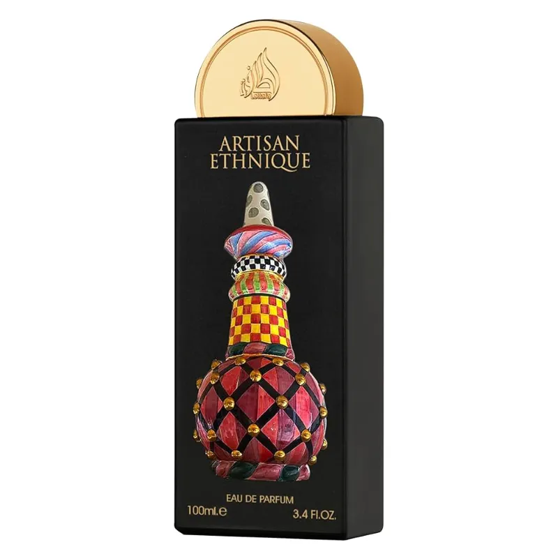 Lattafa Pride Artisan Ethnique - Eau de Parfum en espray unisex, 3.4 onzas