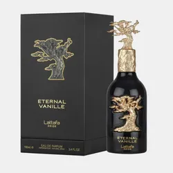 Eternal Vanilla EDP - 100 ml (3.4 oz) de Lattafa La fragancia se abre con una explosión jugosa de mora, creando una introducción vibrante y afrutada...