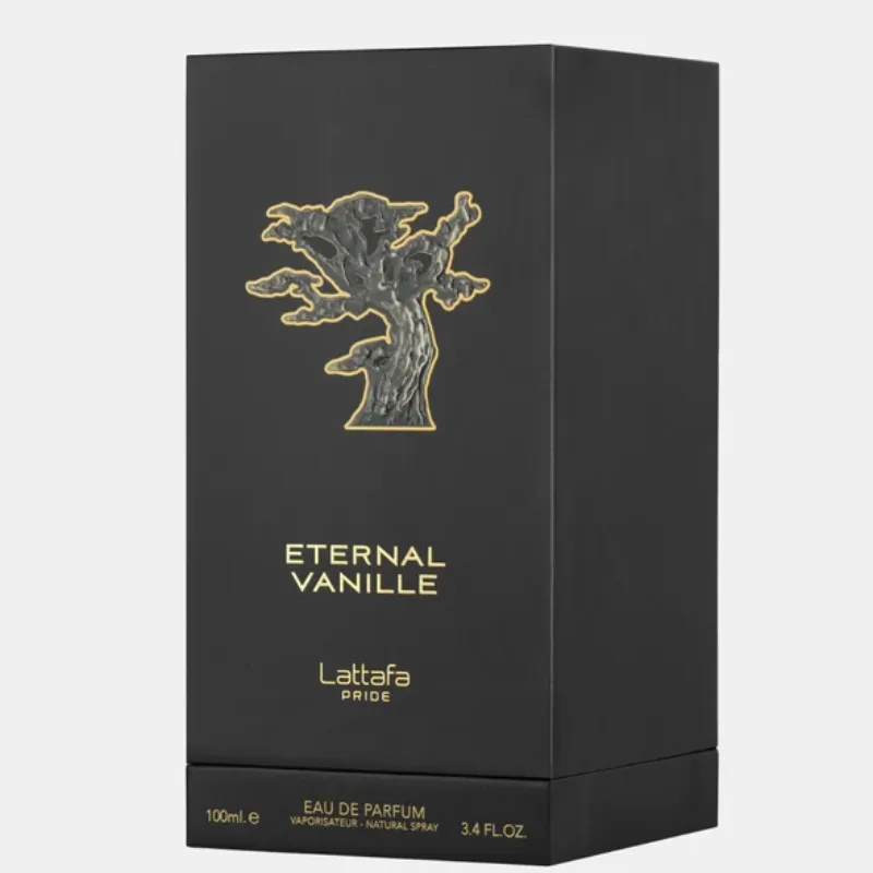 Eternal Vanilla EDP - 100 ml (3.4 oz) de Lattafa La fragancia se abre con una explosión jugosa de mora, creando una introducción vibrante y afrutada...