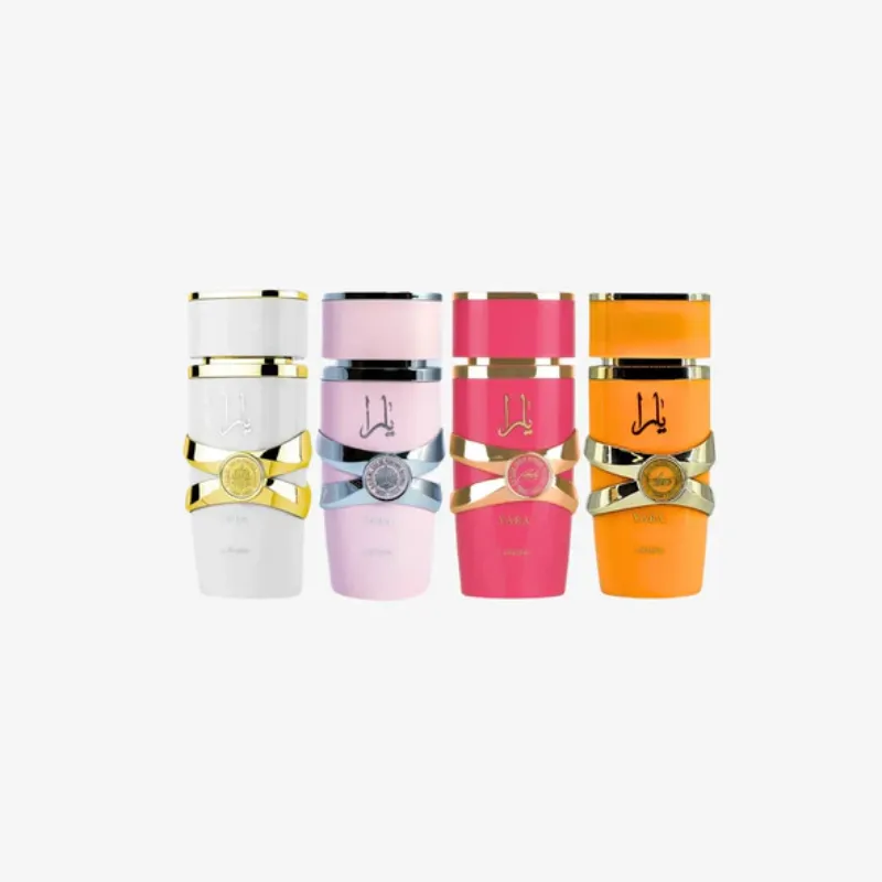 MINI 5ML YARA MY COLLECTION YARA, MOI, TOUS & CANDY EAU DE PARFUM 4 PCS X 5ML FOR WOMEN