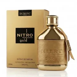 NITRO GOLD EDP UNISEX - 100 ml (3.4 oz) de DUMONT NITRO GOLD EDP UNISEX de DUMONT ofrece una fragancia compleja con notas de salida de...