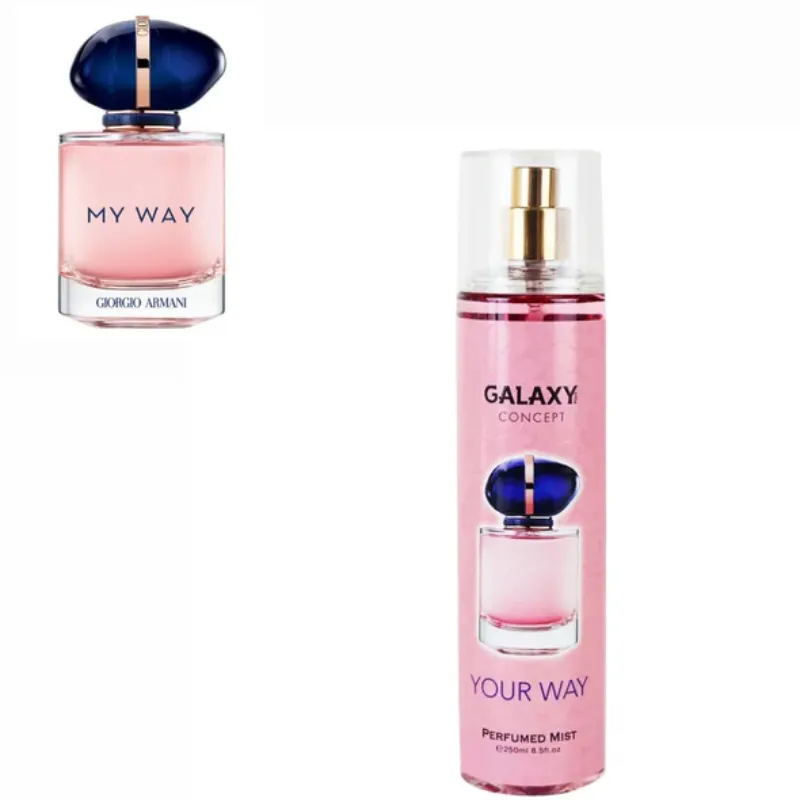 (Paquete de 12/48) Bruma Corporal Galaxy Your Way 250 ml 12 brumas corporales unisex