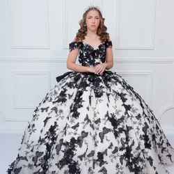 Traje Blanco y Negro