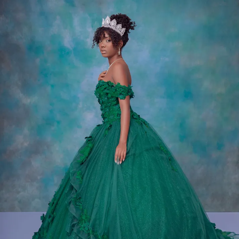 Traje Verde Esmeralda