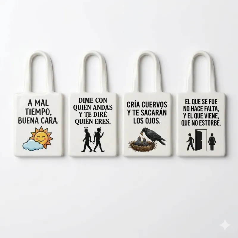 Bolsas - Temática Frases Cubanas Famosas