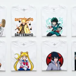 Pullover Color Blanco - Temática Anime