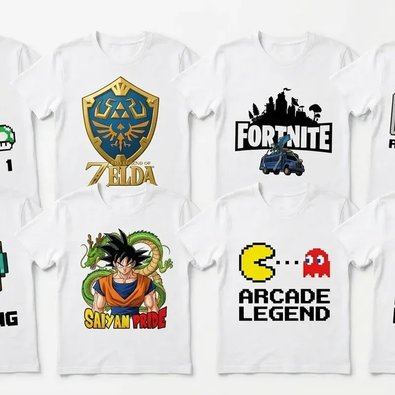 Pullover Color Blanco - Temática Videojuegos