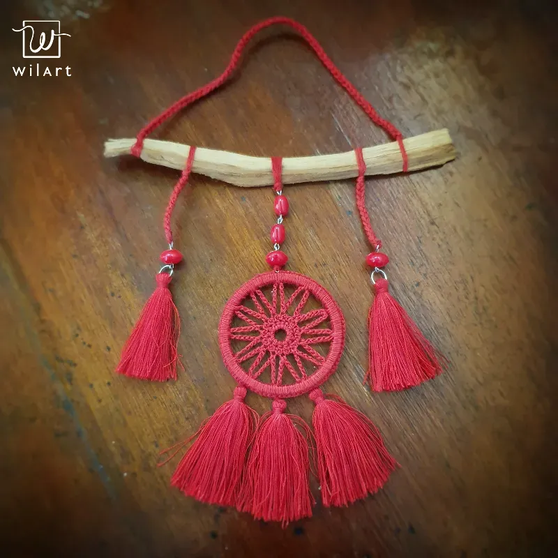 Atrapasueños con madera 