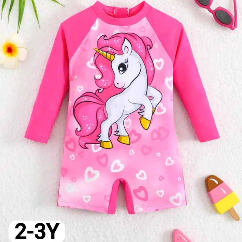 Bikini rosado de unicornio