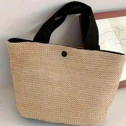 Bolso de mano tejido