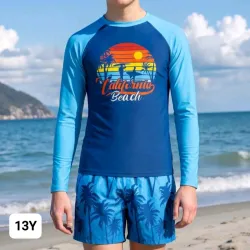 Conjunto azul California Beach