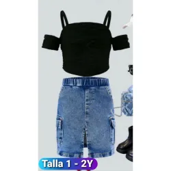 Conjunto de Falda cargo