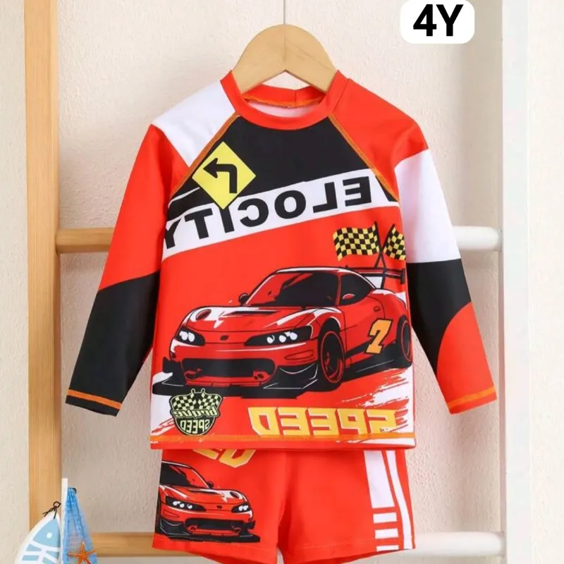 Conjunto rojo de carrito