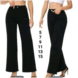 Pantalón negro ancho