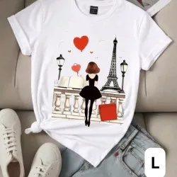 Pulover blanco de torre Eiffel