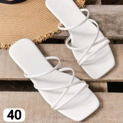 Sandalias blancas