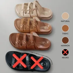 Sandalias con evillas