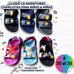 Sandalias de goma