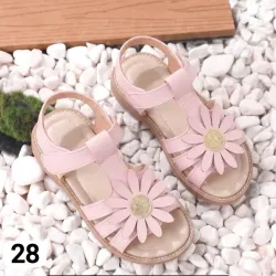 Sandalias rosadas de flor