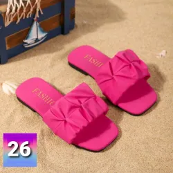 Sandalias rosadas fresa