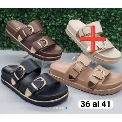 Sandalias suela ancha y evillas