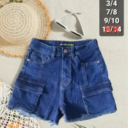 Short cargo de Mezclilla