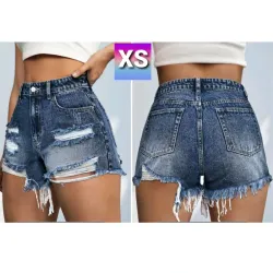 Short corto con rotos