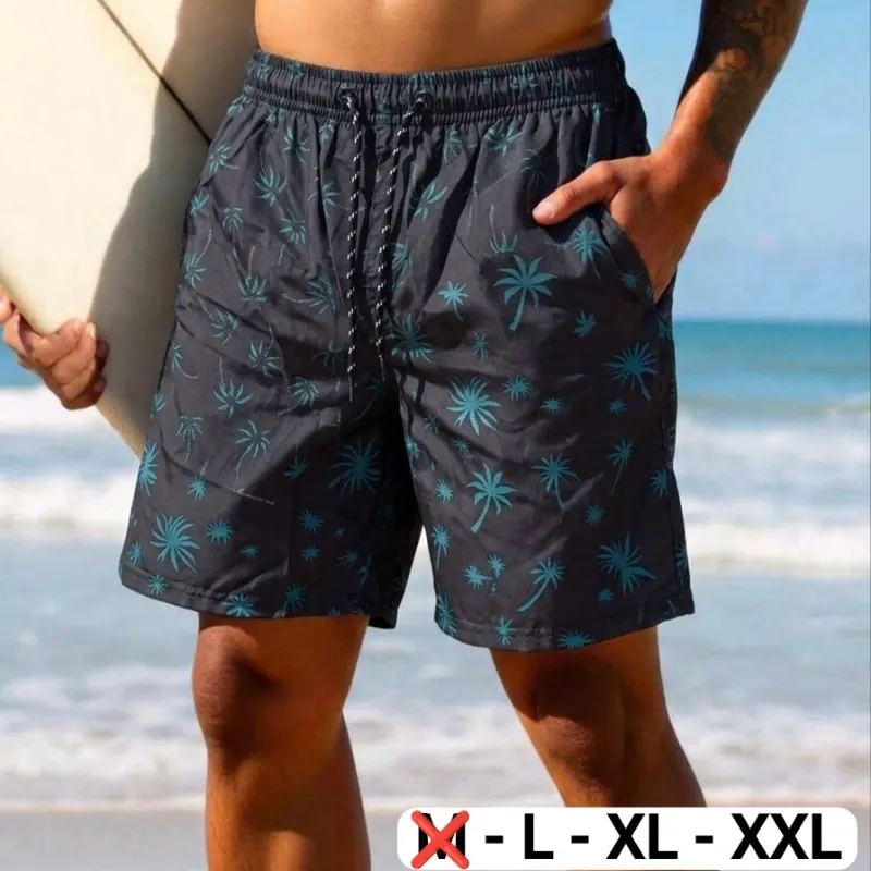 Short negro de palmas