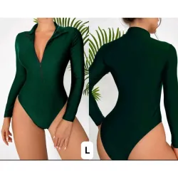 Truza verde mangas largas