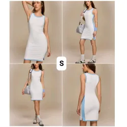 Vestido blanco deportivo