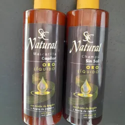 Juego de champú y acondicionador Oro Líquido