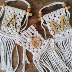 Mini tapiz macramé
