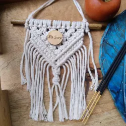 Mini tapiz macramé