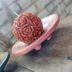 Platillos de cerámica para velas