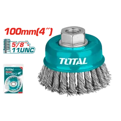 Cepillo de copa de alambre