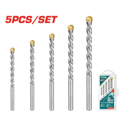 Juego de 5 brocas para mampostería