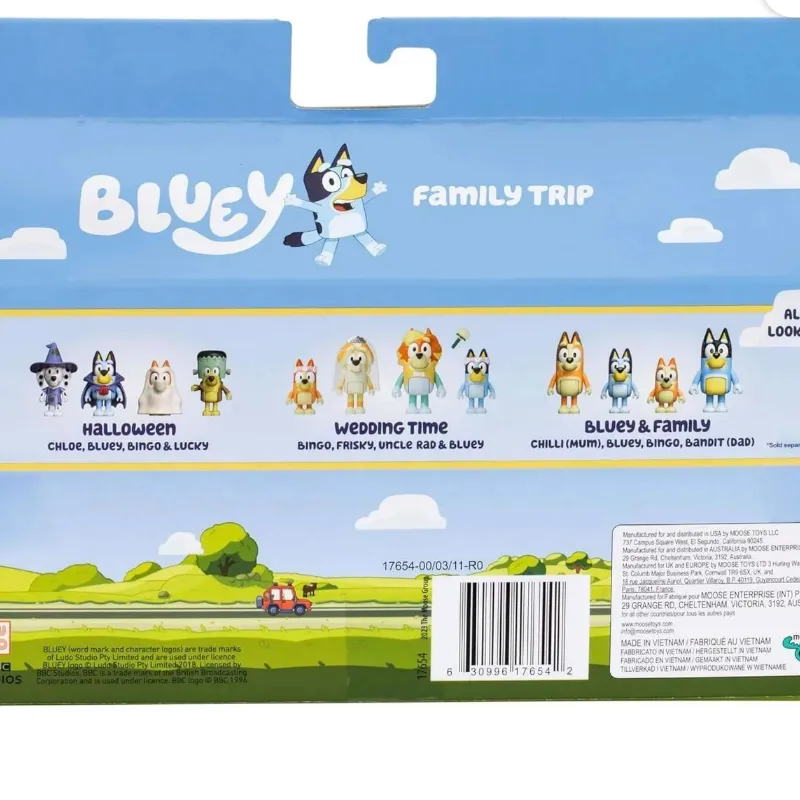 Figuras de Bluey Family
