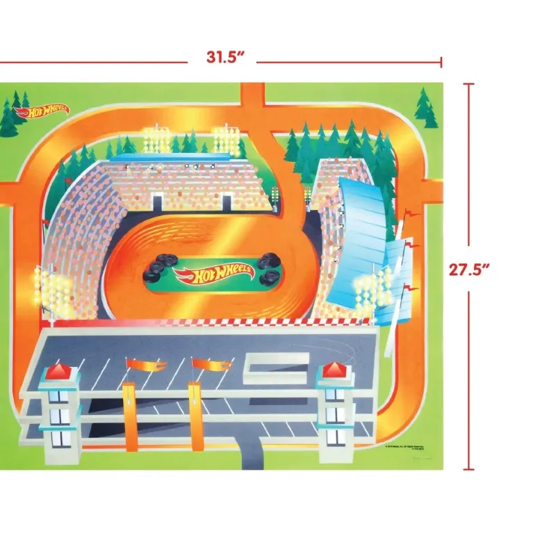 Hot Wheels Mega Mat con vehículo