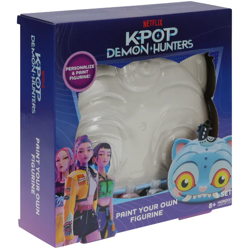kit para personalizar y pintar una figura de la película de Netflix K-Pop Demon Hunters.