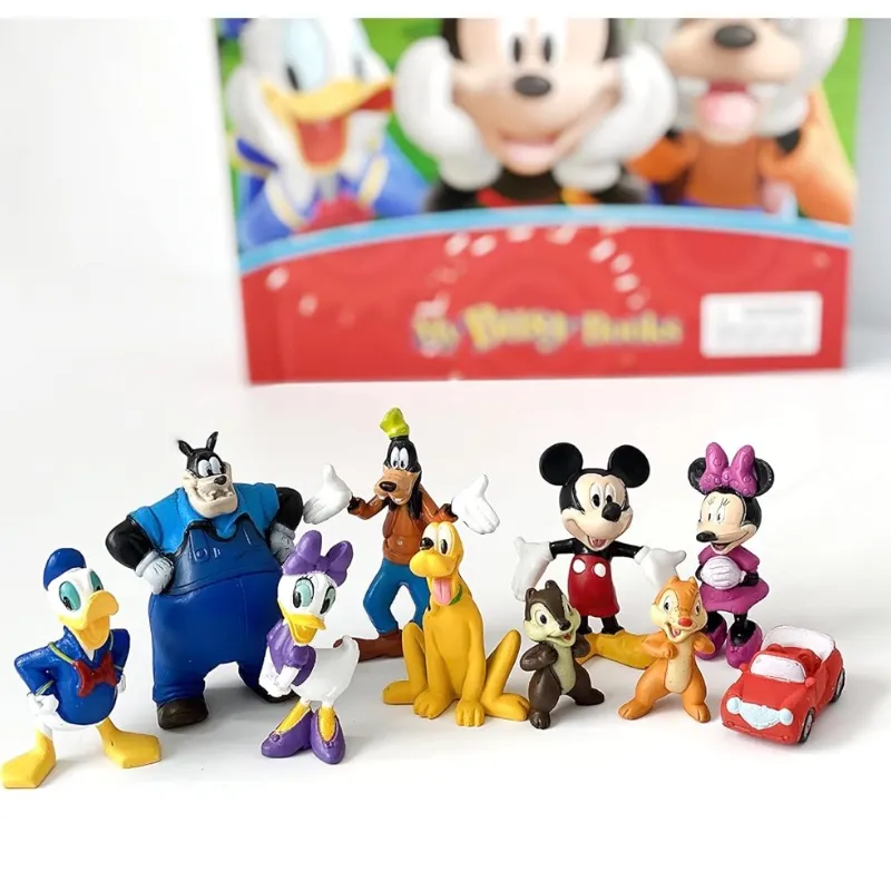 Libro y Figuras de  "Disney Mickey Mouse Clubhouse