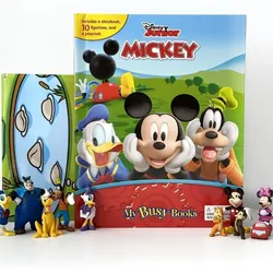 Libro y Figuras de  "Disney Mickey Mouse Clubhouse