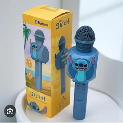 Micrófono de karaoke inalámbrico con Bluetooth y luces LED de Disney Stitch