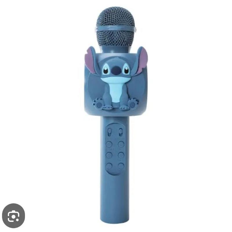 Micrófono de karaoke inalámbrico con Bluetooth y luces LED de Disney Stitch