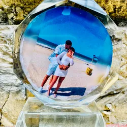 Cristal Redondo 8 Cm 