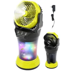 Ventilador recargable 30000 mAh (hasta 60 hrs de respaldo)