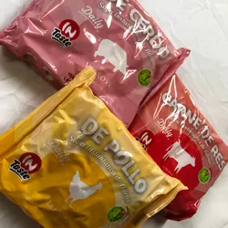 Sopas instantáneas.