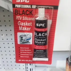 Silicona de temperatura negra 