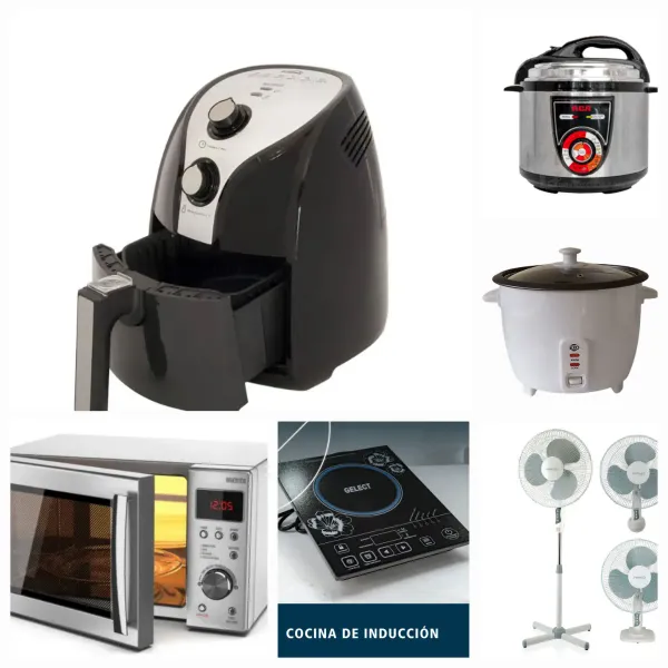 Reparación de equipos electrodomesticos y del hogar:
👉 Ollas Frijoleras
👉 Ollas Arroceras 
👉 Fogones de Inducción 
👉 Freidoras de Aire y de Aceite
👉 Sanwicheras 
👉 Batidoras
👉 Ventiladores 
👉 Microondas 
👉 Cafeteras Eléctricas 
👉 Planchas para ropa
👉 Planchas de pelo
👉 Secador de pelo 