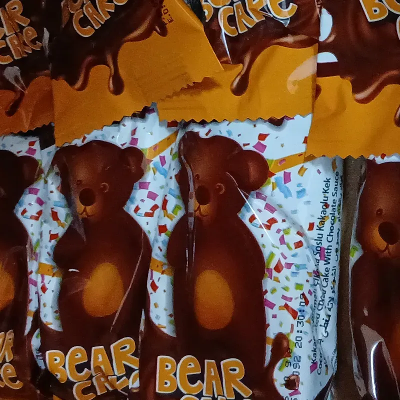 Mini cake con forma de oso...chocolate