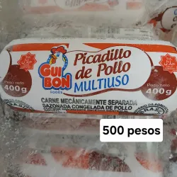 Picadillo de pollo sazonado